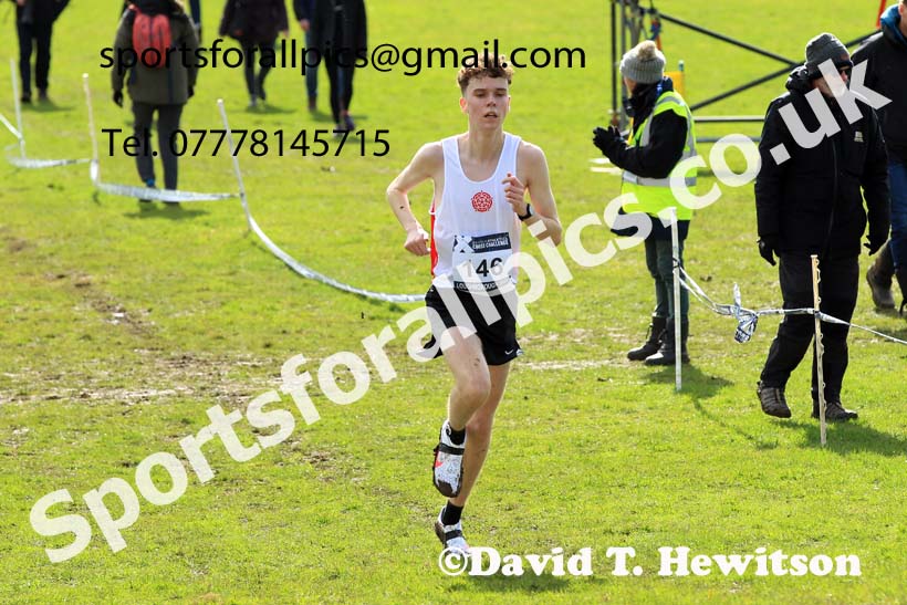 Mens Under-20s 2022 CAU Inter Counties Cross Country, Prestwold Hall, Loughborough.  Photo: David T. Hewitson/Sports for All Pics